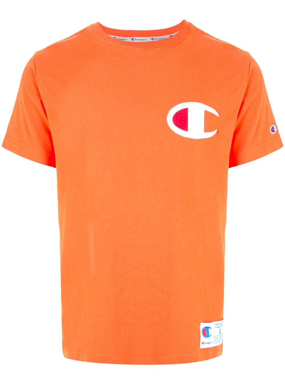 Champion T-Shirt mit rundem Ausschnitt - Orange von Champion