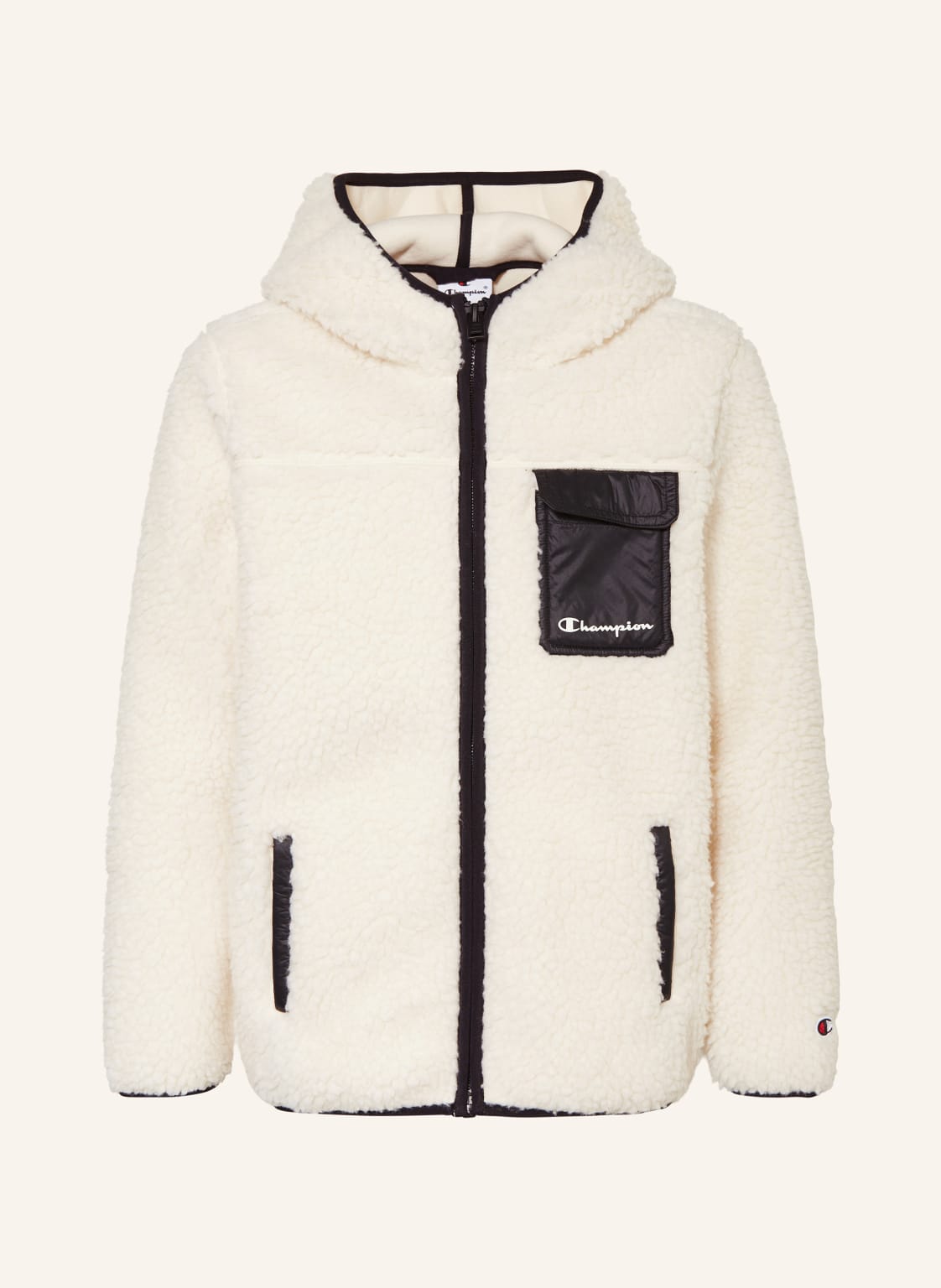 Champion Teddyfell-Jacke weiss von Champion