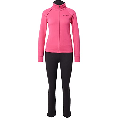 Champion Trainingsanzug P-E angeraut Art.115067, ps025 Pink/Schwarz, M von Champion