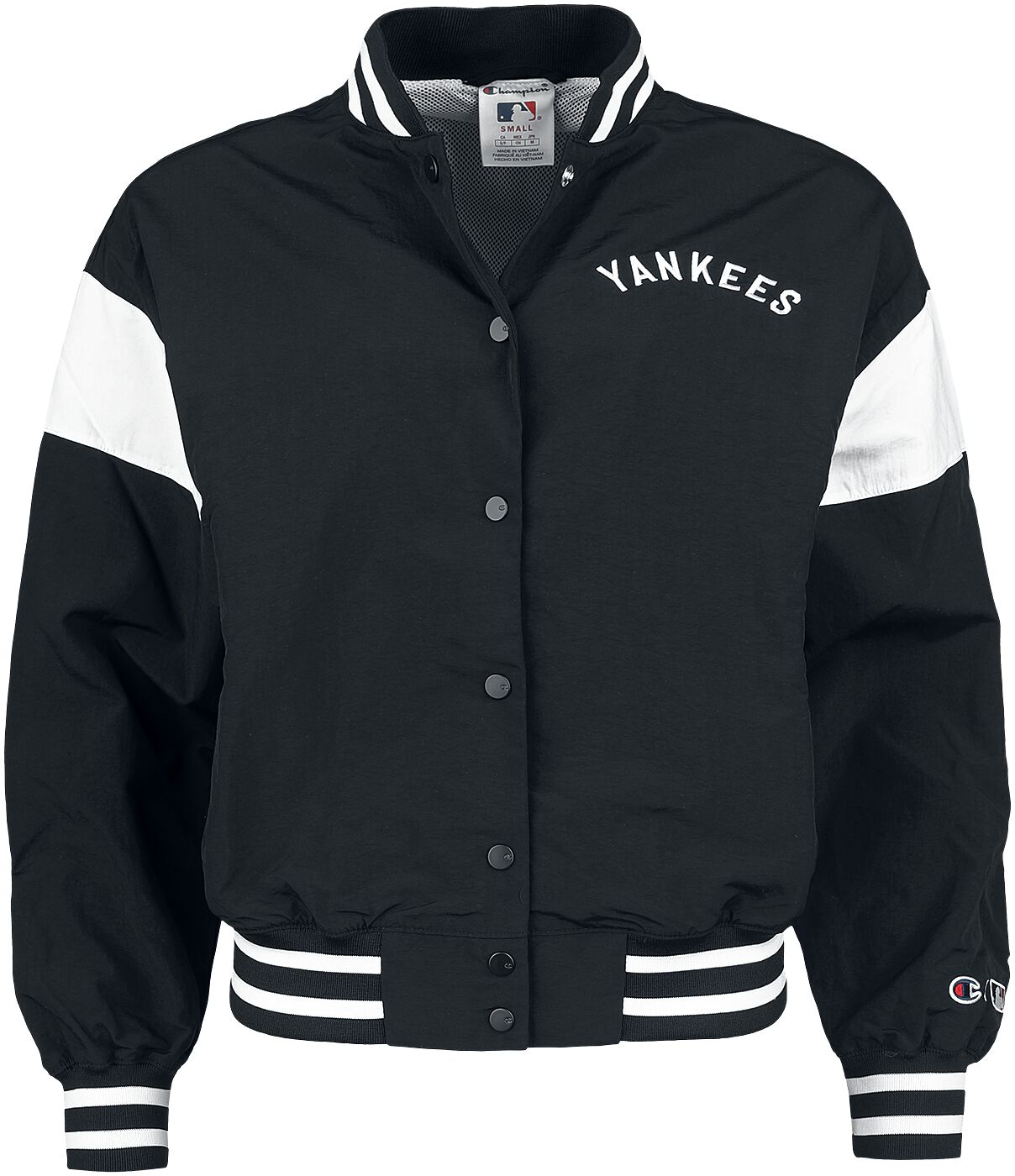 Champion Trainingsjacke - MLB Roc - Yankees - S bis XL - für Damen - Größe L - schwarz von Champion