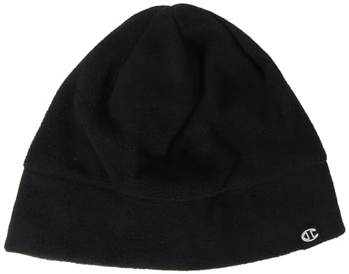 Champion Unisex Athletic Accessories-802429 Beanie-Mütze, Schwarz, One Size von Champion