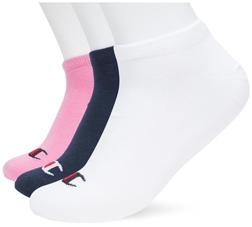 Champion Unisex Basics 3pk Sneaker Socken, Rosa (Fucsia), 43-46 EU von Champion