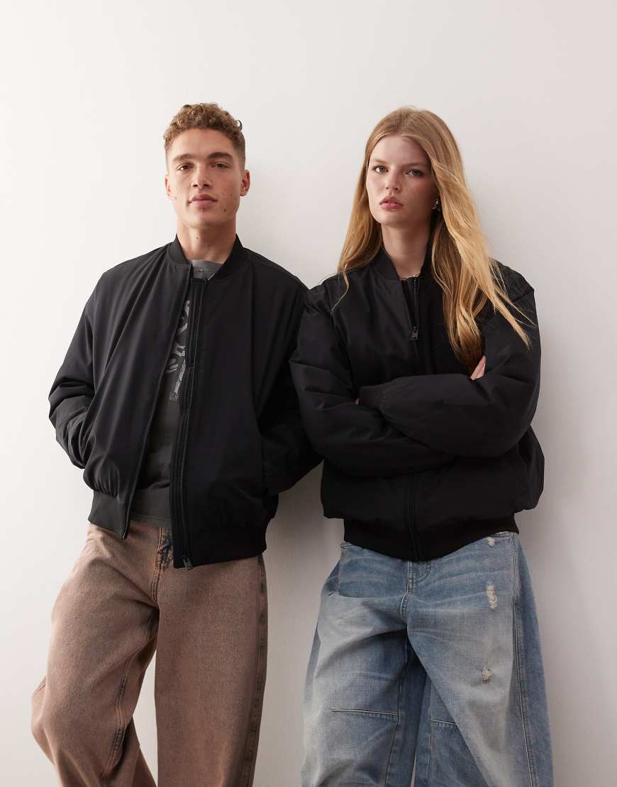 Champion - Unisex-Bomberjacke in Schwarz von Champion