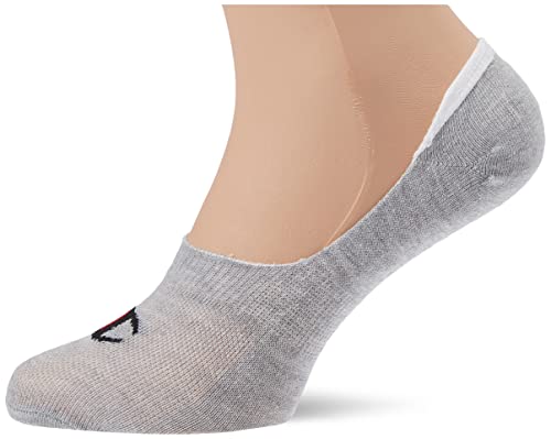 Champion Unisex Core 2PP Footie Freizeitsocken, Hellgrau Meliert, 43-46 EU (2er Pack) von Champion