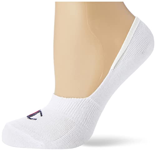 Champion Unisex Core 6PP Footie Freizeitsocken, Hellgrau Meliert, Weiß, Schwarz, 35-38 (6er Pack) von Champion