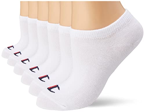 Champion Unisex Core 6PP Sneaker Freizeitsocken, Weiß, 35-38 (6er Pack) von Champion