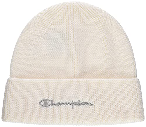 Champion Unisex Eco Future-805668 Beanie-Mtze, Cremefarben, Einheitsgröße für alle von Champion