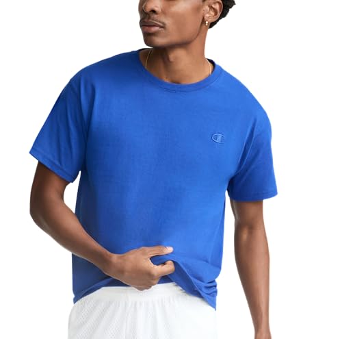 Champion Unisex-Erwachsene groß, klassisches T-Shirt mit C-Logo Hemd, Mehrfarbig (Surf The Web), M von Champion