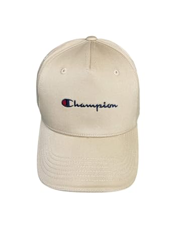 Champion Unisex Icons Baseball Cap Verschluss, Beige (MS091), One Size von Champion