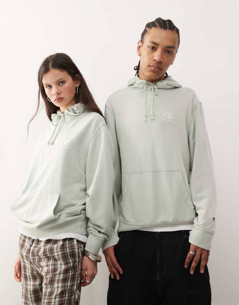Champion - Unisex-Kapuzenpullover in Minzgrün von Champion