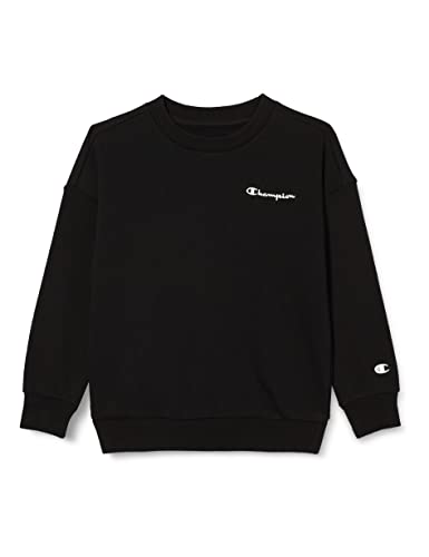 Champion Unisex Kinder Eco Future Spring Terry Crewneck Sweatshirt, Schwarz, 11-12 Jahre von Champion