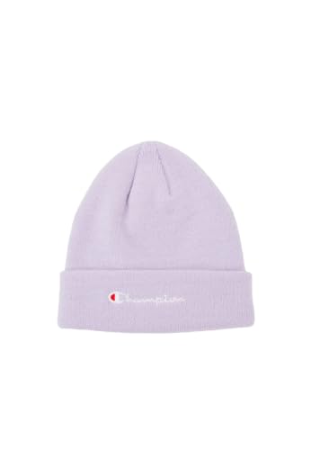 Champion Unisex Kinder Junior Caps (806070) -Recycled Acrylic Knitted Yarn Embroidered Script Logo Baby mütze, lila (VS057), One Size von Champion