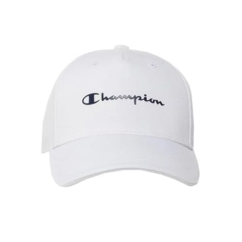 Champion Unisex Kinder Junior Caps-800511 Baseballkappe, Weiß (Ww001), Einheitsgröße von Champion