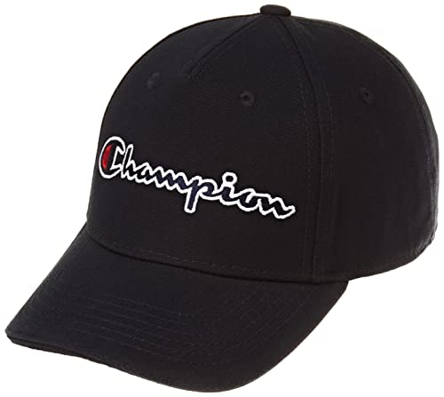 Champion Unisex Kinder Junior Caps-800878 Baseballkappe, Schwarz (Kk001), Einheitsgröße von Champion