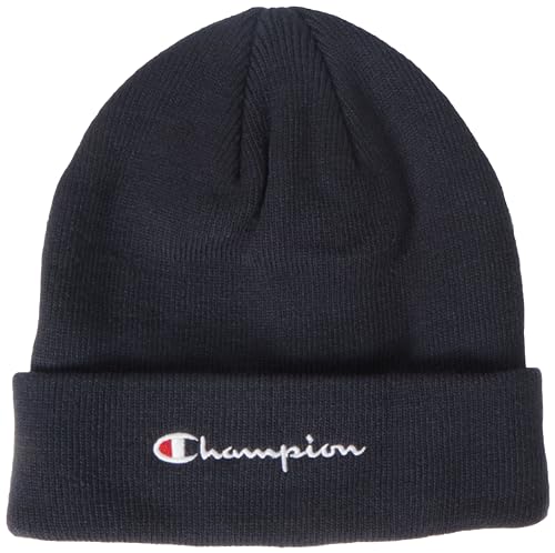 Champion Unisex Kinder Junior Caps-802419 Beanie-Mütze, Marineblau, Einheitsgröße von Champion