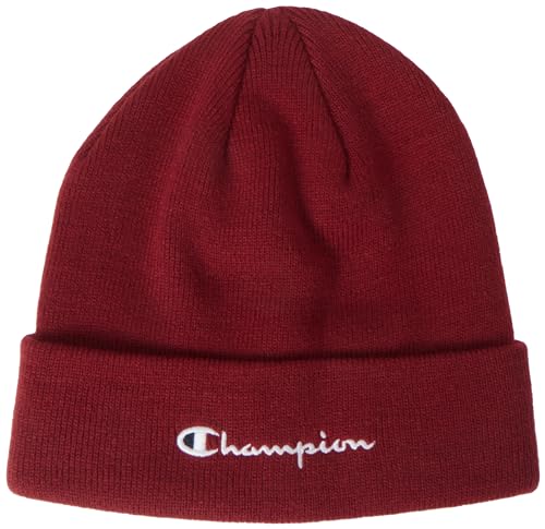 Champion Unisex Kinder Junior Caps-802419 Beanie-Mütze, Rot TBR, Einheitsgröße von Champion