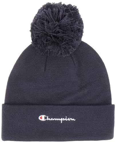 Champion Unisex Kinder Junior Caps-802423 Beanie-Mütze, Marineblau, Einheitsgröße von Champion