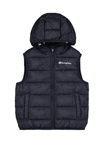 Champion Unisex Kinder Legacy Outdoor B (306869) -Wr Light Cirè 40gr Small Script Logo High-Neck Weste, Blau (BS501), 15-16 Years von Champion