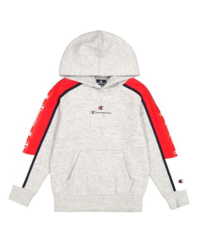 Champion Unisex Kinder Legacy Retro Sport B (306856) -Ultralight Soft Compact Fleece Taped Kapuzenpullover, Blau (Bs008), 13-14 Jahre von Champion