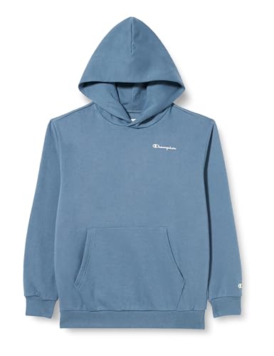 Champion Unisex-Kinder und Jugendliche Rochester 1919 Eco Future K-Organic Cotton Fleece Kapuzenpullover, Denim Chiaro, 13-14 Jahre von Champion