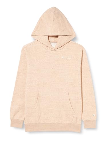 Champion Unisex-Kinder und Jugendliche Rochester 1919 Eco Future K-Organic Cotton Fleece Kapuzenpullover, Rosa Antico Melange, 13-14 Jahre von Champion