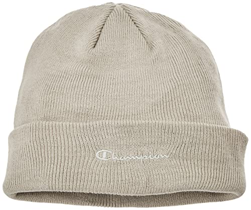 Champion Unisex Knit Beanie-Mtze, Taupe, Einheitsgröße für alle von Champion