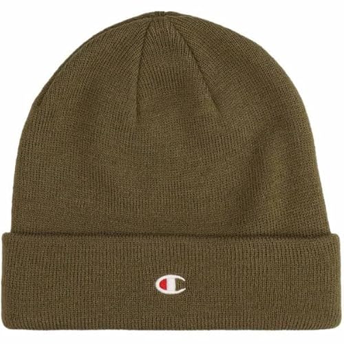 Champion Unisex Lifestyle Caps (806065) -Recycled Acrylic Knitted Yarn Embroiedered C-Logo Beanie-Mütze, Grün (GS573), One Size von Champion