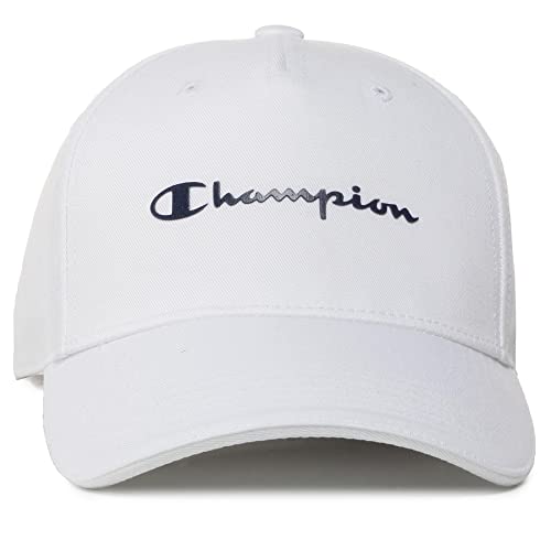Champion Unisex Lifestyle Caps-800380 Baseballkappe, Weiß (Ww001), One Size von Champion