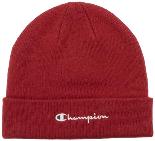 Champion Unisex Lifestyle Caps-802405 Beanie-Mütze, Rot TBR, One Size von Champion