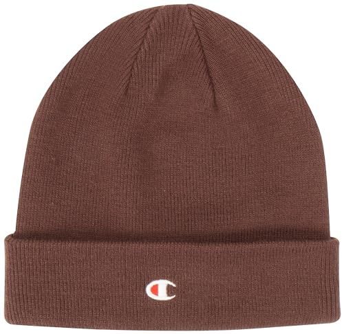 Champion Unisex Lifestyle Caps-802406 Beanie-Mütze, braun, One Size von Champion