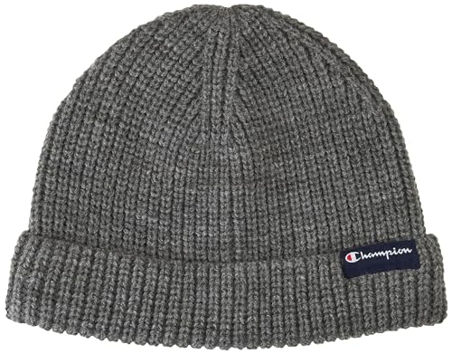 Champion Unisex Lifestyle Caps-802412 Beanie-Mütze, Graphite Melange, One Size von Champion