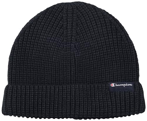 Champion Unisex Lifestyle Caps-802412 Beanie-Mütze, Marineblau, One Size von Champion