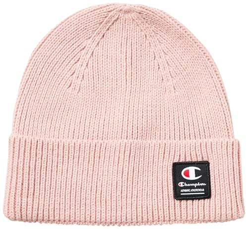 Champion Unisex Lifestyle Caps-802413 Beanie-Mütze, Rosa, One Size von Champion