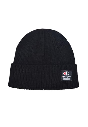 Champion Unisex Lifestyle Caps-802413 Beanie-Mütze, Schwarz, One Size Champion Unisex Lifestyle Caps-802413 Beanie-Mütze, Schwarz, One Size von Champion