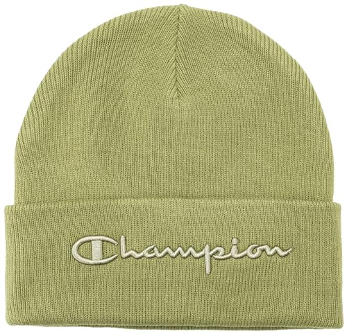 Champion Unisex Lifestyle Caps-802416 Beanie-Mütze, Olivgrün, One Size von Champion