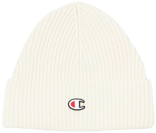 Champion Unisex Lifestyle Caps-802418 Beanie-Mütze, Elfenbein, One Size von Champion