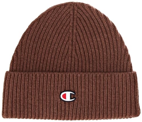 Champion Unisex Lifestyle Caps-802418 Beanie-Mütze, braun, One Size von Champion