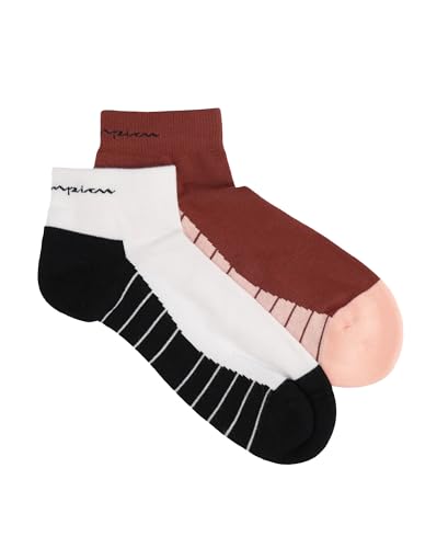 Champion Unisex Socks Seasonal (U20139) -Script Logo 2pp Performance Quarter Strümpfe, Weiß (WW001), 39-42 (2er Pack) von Champion