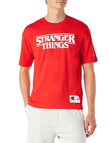 Champion Unisex X Stranger Things T-Shirt, Rot RS033, M von Champion