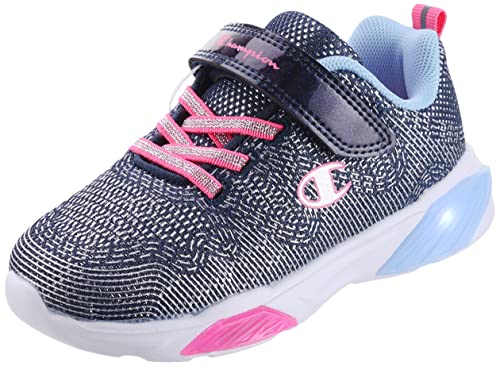 Champion Wave Sparkle G Ps Sneakers, Marineblau Bs501, 35 EU von Champion