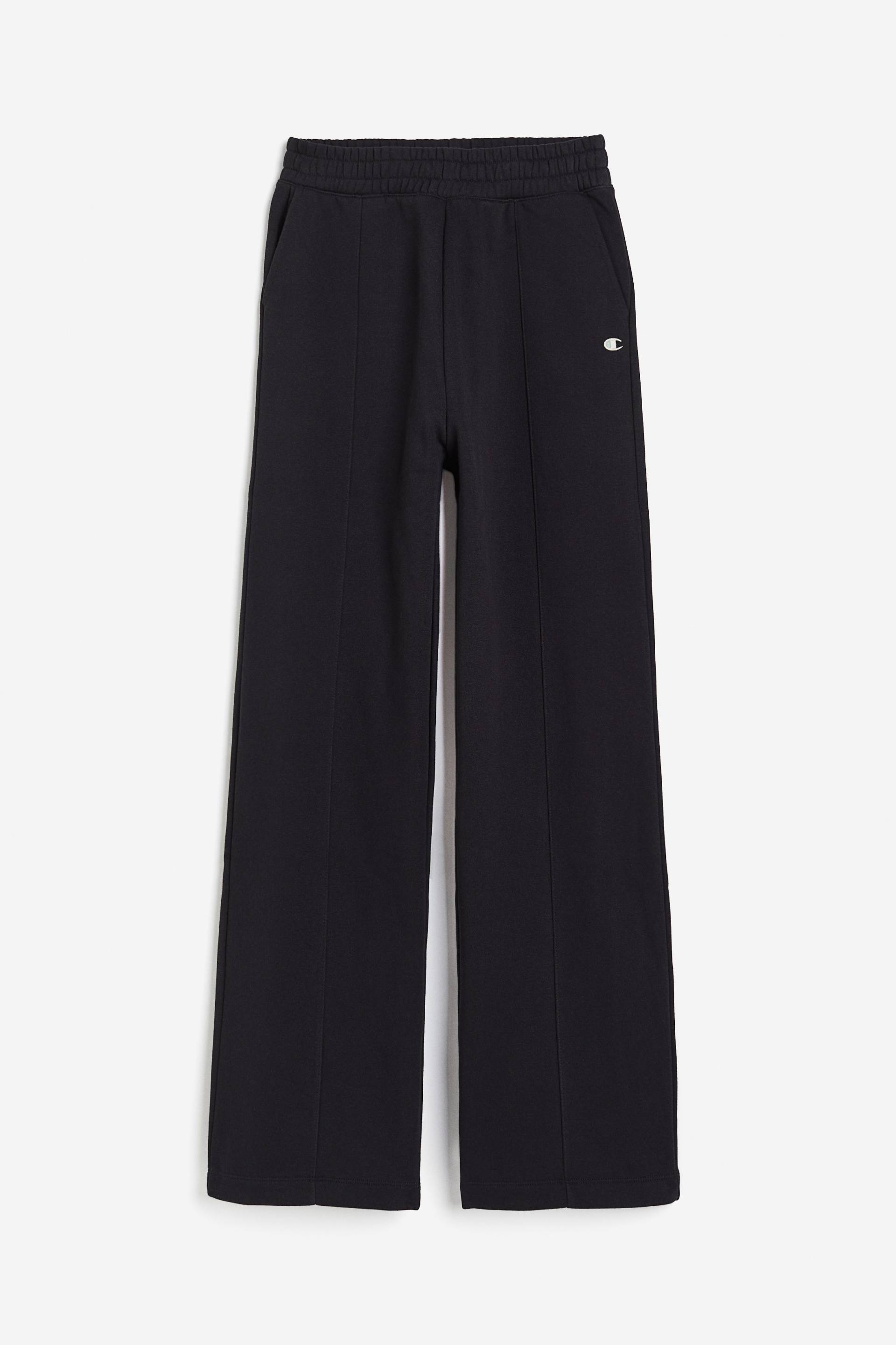 Champion Wide Leg Pants Black Beauty, Chinohosen in Größe M von Champion