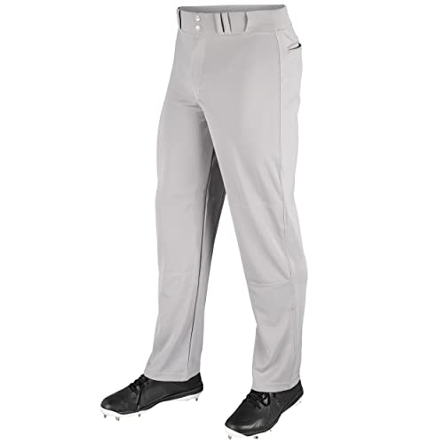 Champro Unisex-Erwachsene Open Bottom Relaxed Fit Baseball Pants MVP Baseballhose mit offener Unterseite, entspannte Passform, GRAU, X-Large von Champro