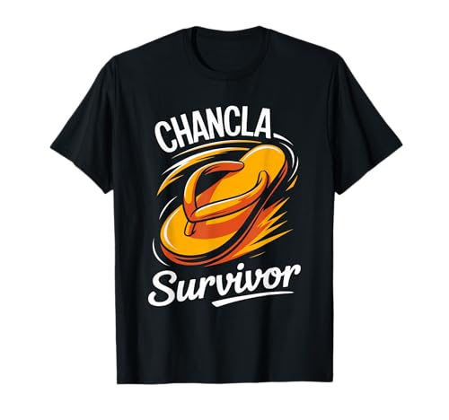 Chancla Survivor Lustig Latino Humor Familie Männer Frauen T-Shirt Chancla Survivor Lustig Latino Humor Familie Männer Frauen T-Shirt von Chancla Survivor Latino Humor Sarcasm Funny Joke