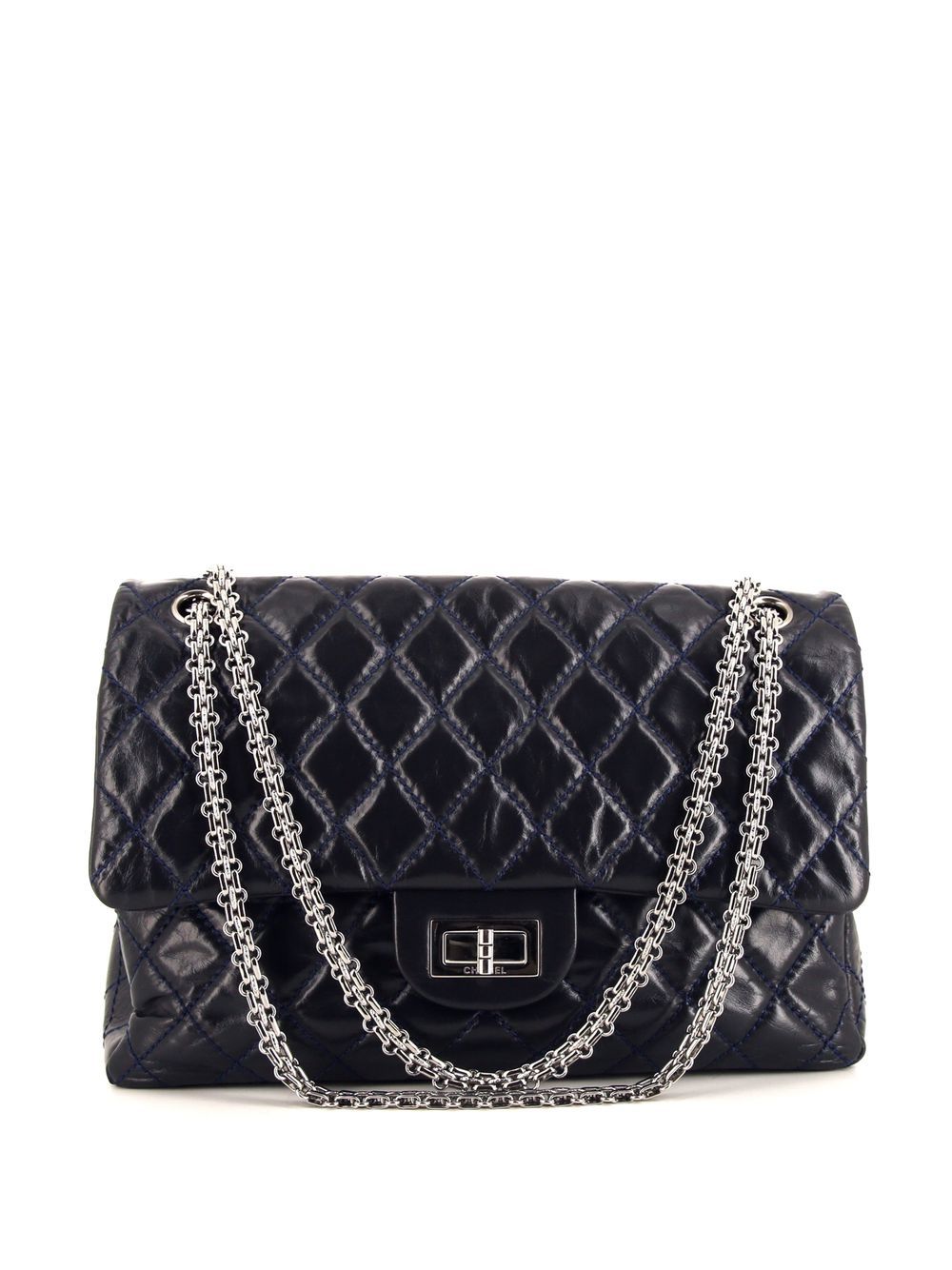 CHANEL Pre-Owned 2009 2,55 Umhängetasche - Schwarz von CHANEL Pre-Owned