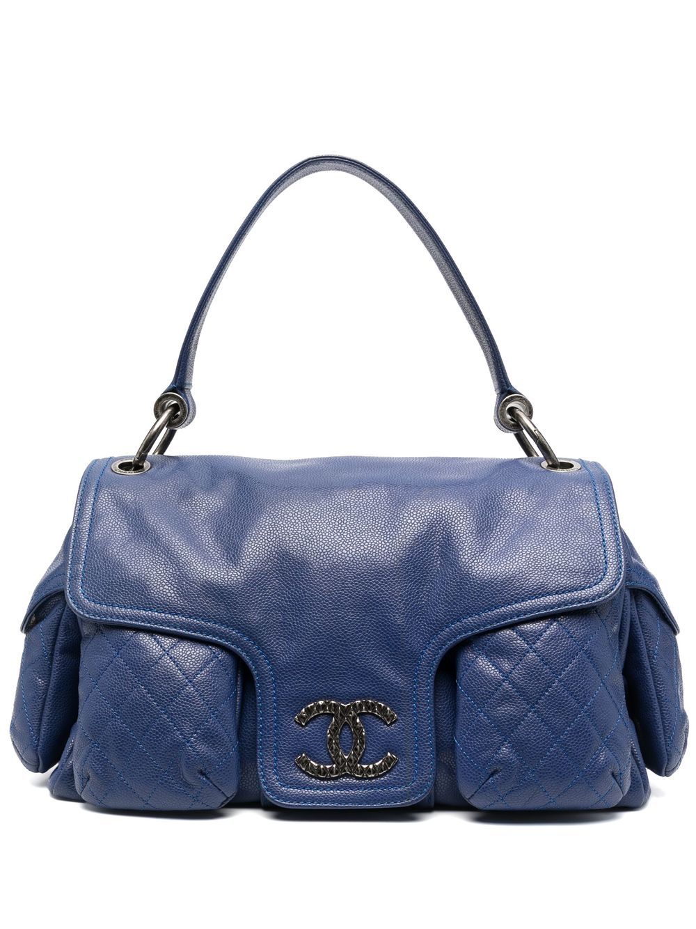 CHANEL Pre-Owned 2009-2010s Große Handtasche - Violett von CHANEL Pre-Owned