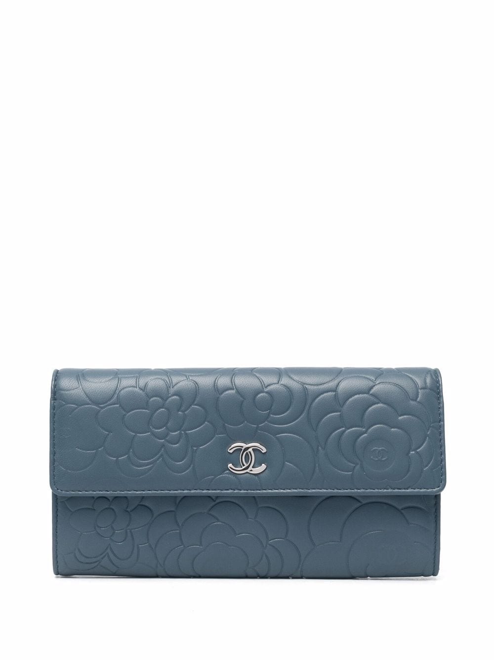 CHANEL Pre-Owned 2012 Camélia Portemonnaie - Blau von CHANEL Pre-Owned