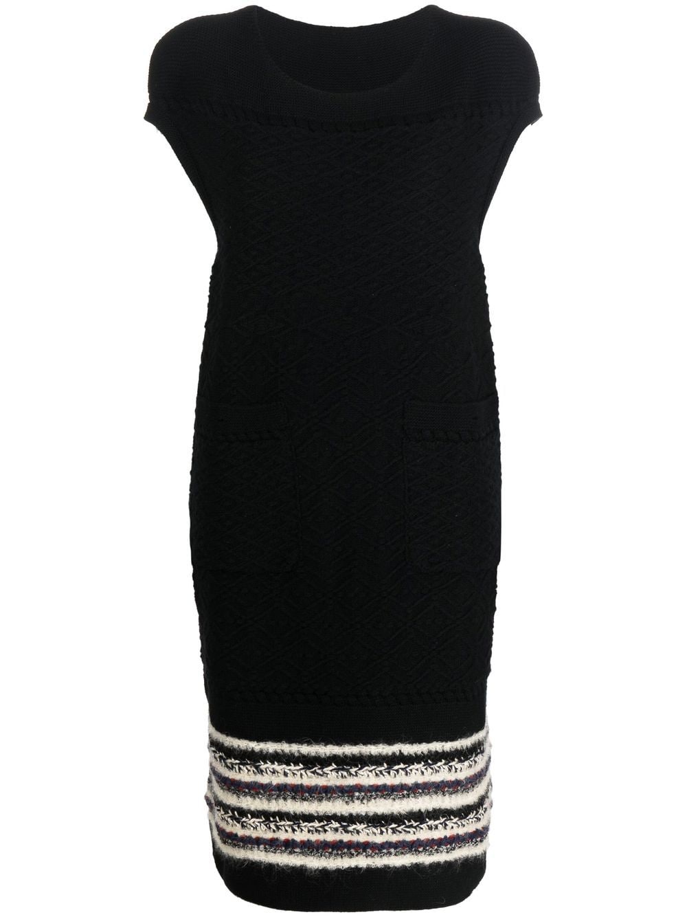 CHANEL Pre-Owned Gestricktes Kleid - Schwarz von CHANEL Pre-Owned