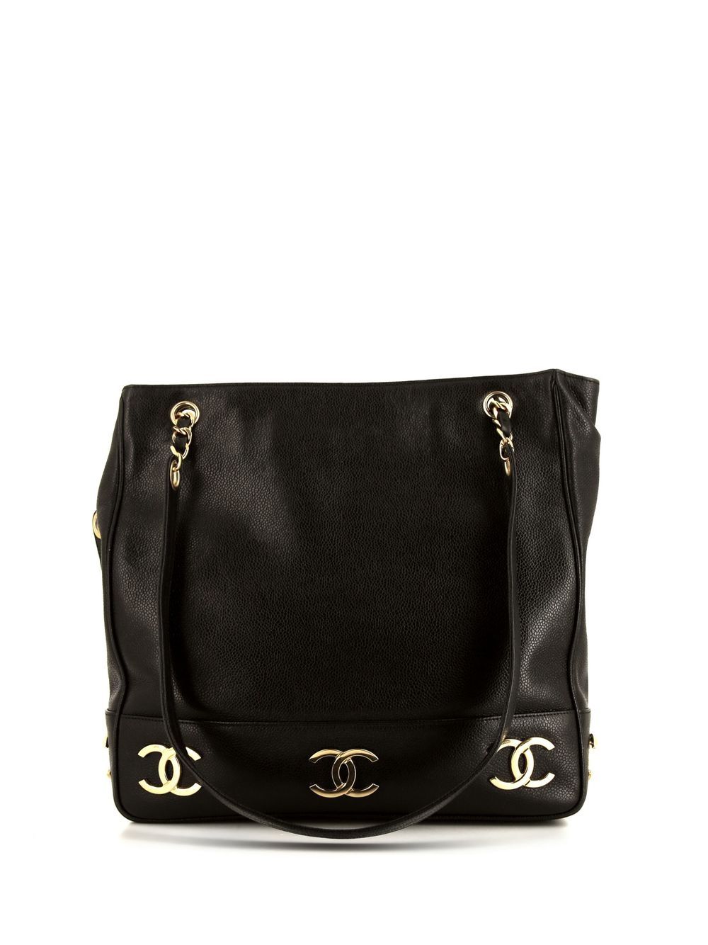 CHANEL Pre-Owned 1994 Tripple CC Umhängetasche - Schwarz von CHANEL Pre-Owned