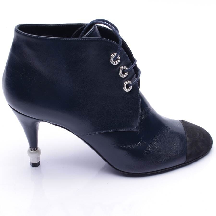 Chanel Ankle Boots EUR 39 Navy von Chanel