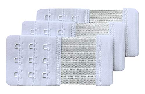 Chanie Damen Packung mit 3 Weich Komfortabel Erweiterung 3 Haken BH-Verlängerer, 10cm x 4,7cm von Chanie